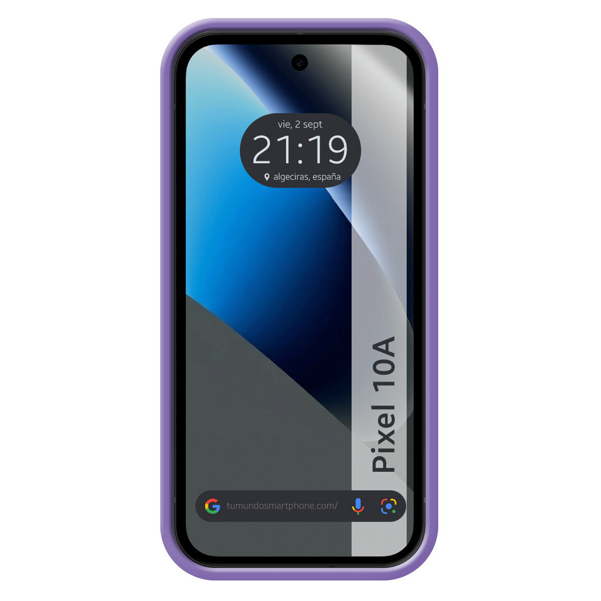 Funda Silicona Líquida Ultra Suave para Google Pixel 10a 5G color Morada