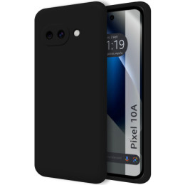 Funda Silicona Líquida Ultra Suave para Google Pixel 10a 5G color Negra