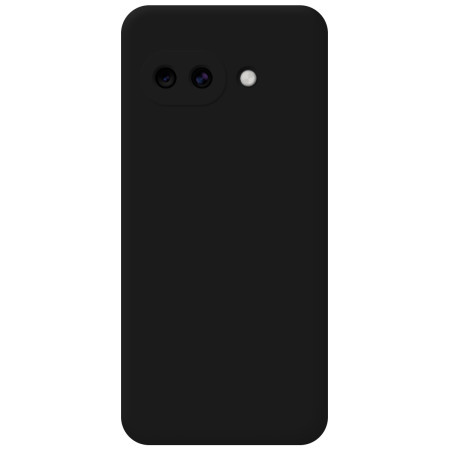 Funda Silicona Líquida Ultra Suave para Google Pixel 10a 5G color Negra