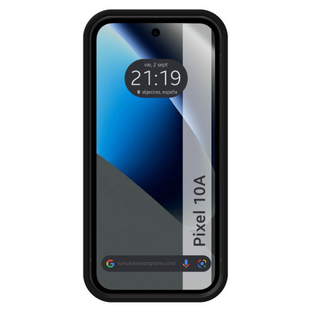 Funda Silicona Líquida Ultra Suave para Google Pixel 10a 5G color Negra