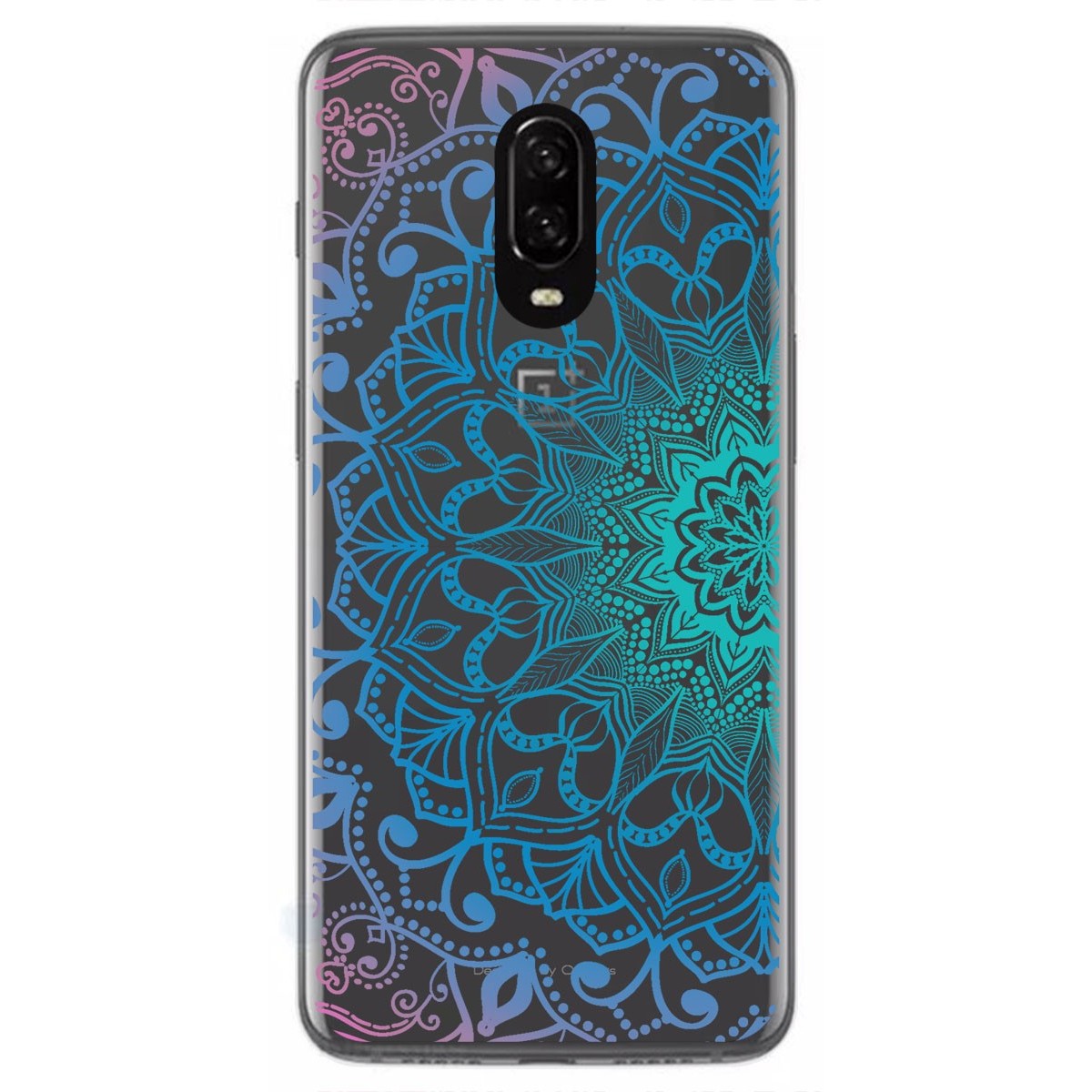 Funda Gel Transparente para Oneplus 6T diseño Mandala Dibujos