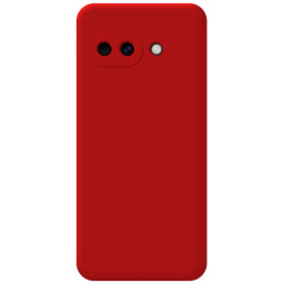Funda Silicona Líquida Ultra Suave para Google Pixel 10a 5G color Roja 2