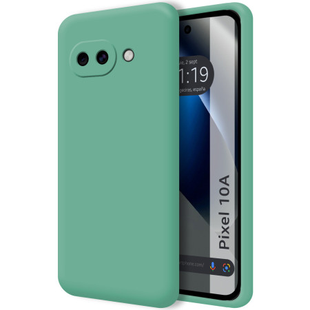 Funda Silicona Líquida Ultra Suave para Google Pixel 10a 5G color Verde