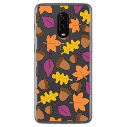 Funda Gel Transparente para Oneplus 6T diseño Otoño Dibujos