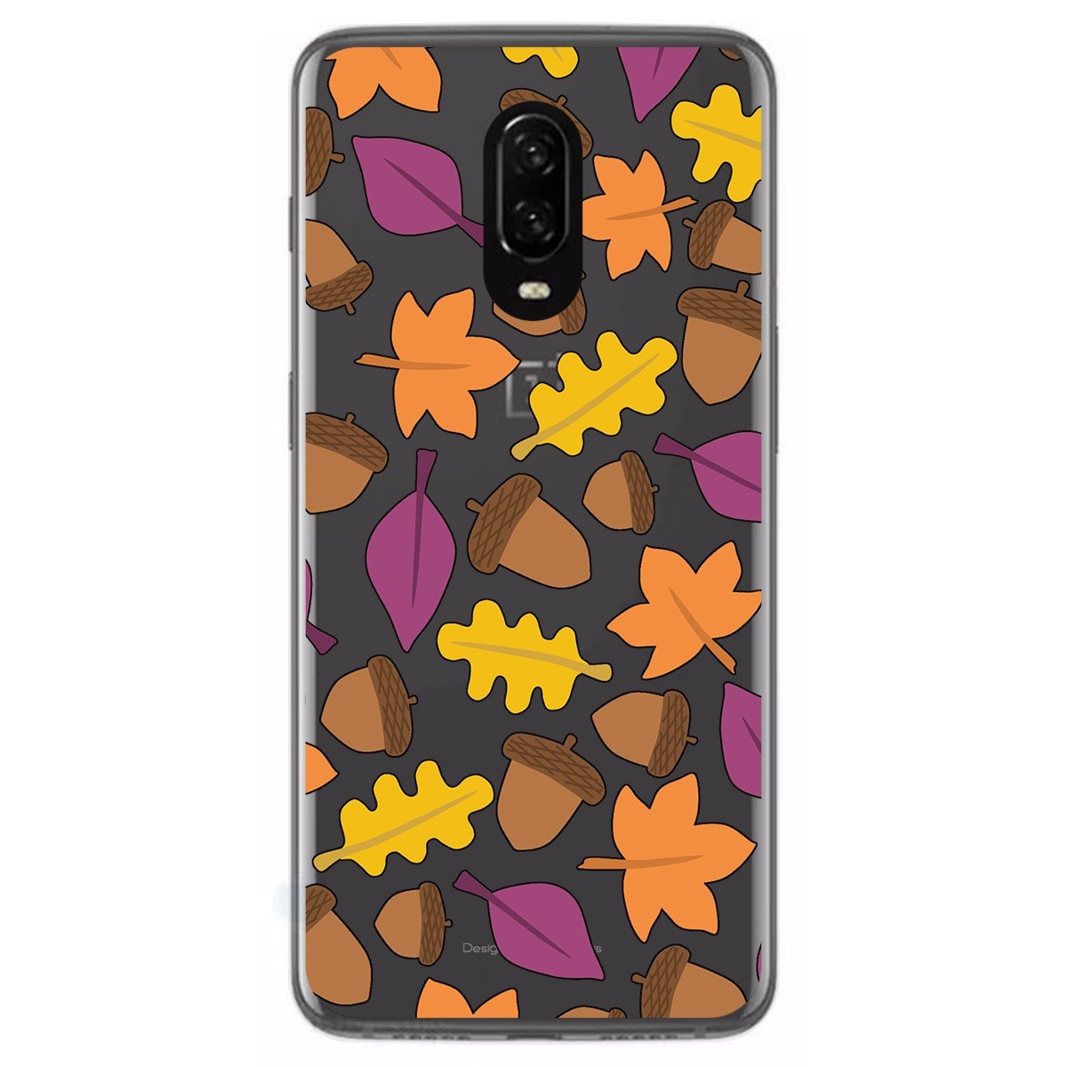 Funda Gel Transparente para Oneplus 6T diseño Otoño Dibujos