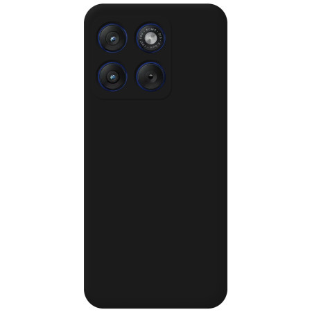 Funda Silicona Líquida Ultra Suave para Motorola Edge 70 5G color Negra