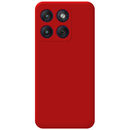 Funda Silicona Líquida Ultra Suave para Motorola Edge 70 5G color Roja
