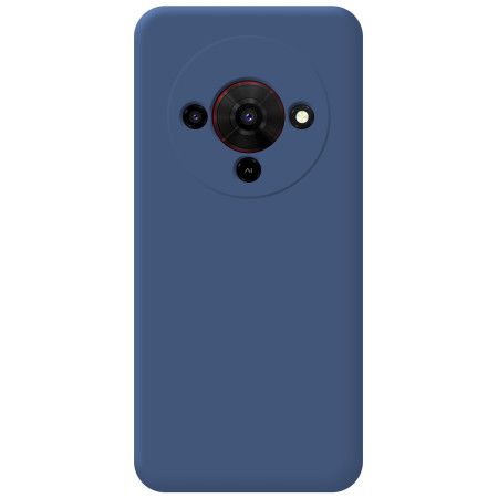 Funda Silicona Líquida Ultra Suave para Zte Blade A76 5G color Azul