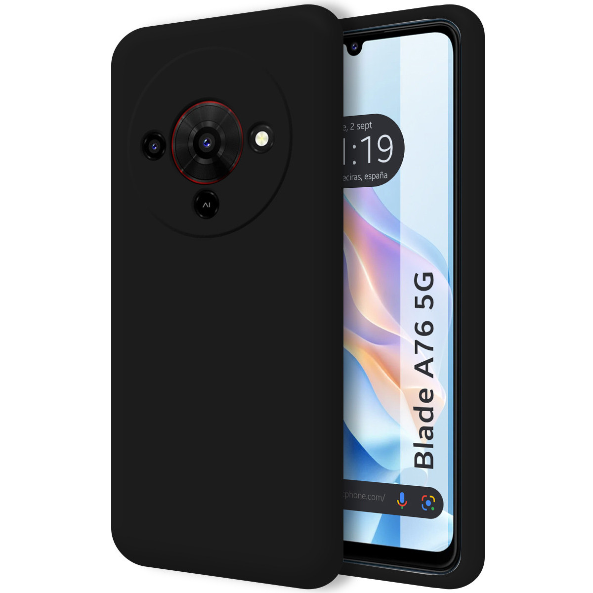 Funda Silicona Líquida Ultra Suave para Zte...