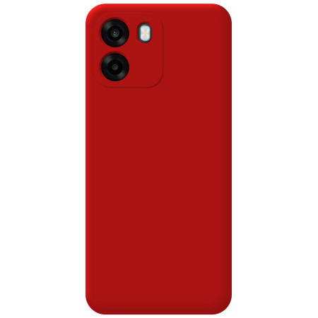 Funda Silicona Líquida Ultra Suave para Oppo A6 4G / 5G color Roja