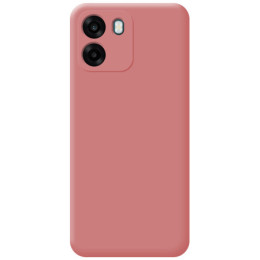 Funda Silicona Líquida Ultra Suave para Oppo A6 4G / 5G color Rosa 2