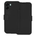 Funda Silicona Suave con Tapa para Oppo A6 4G / 5G color Negra