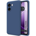 Funda Silicona Líquida Ultra Suave para Oppo A6x / A6k color Azul