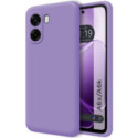 Funda Silicona Líquida Ultra Suave para Oppo A6x / A6k color Morada