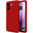 Funda Silicona Líquida Ultra Suave para Oppo A6x / A6k color Roja