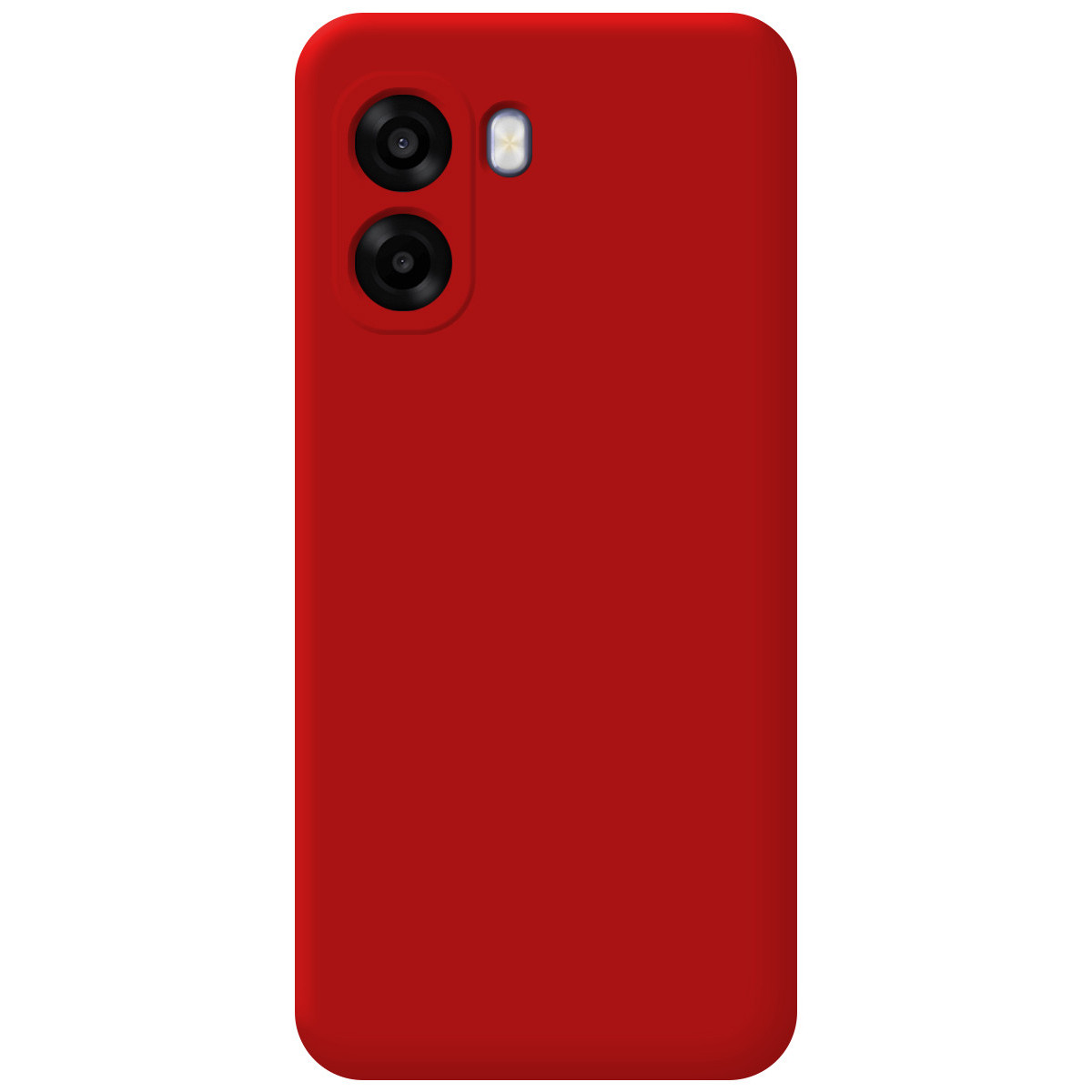 Funda Silicona Líquida Ultra Suave para Oppo A6x / A6k color Roja
