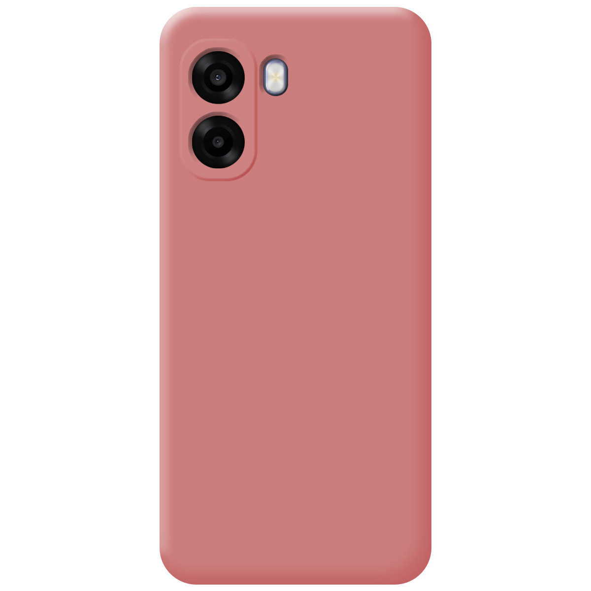 Funda Silicona Líquida Ultra Suave para Oppo A6x / A6k color Rosa