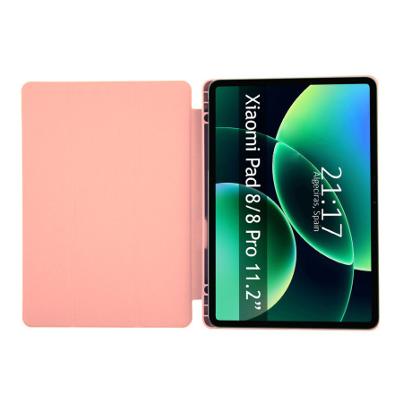 Funda con tapa Smart para Xiaomi Pad 8 / 8 Pro color Rosa