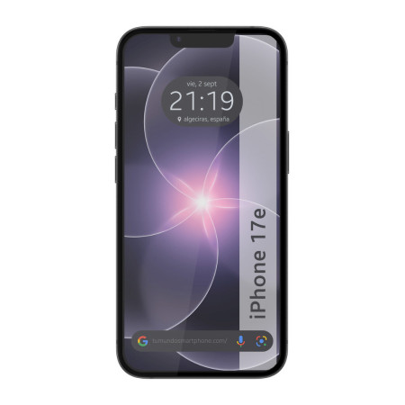 Protector Cristal Templado Completo 5D Full Glue Negro para iPhone 17e (6.1) Vidrio