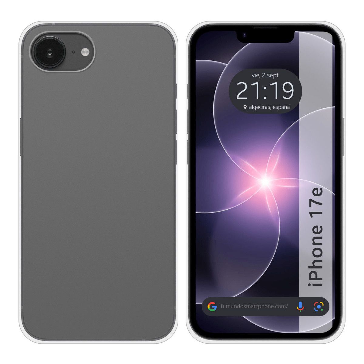 Funda Silicona Gel TPU Transparente para iPhone...