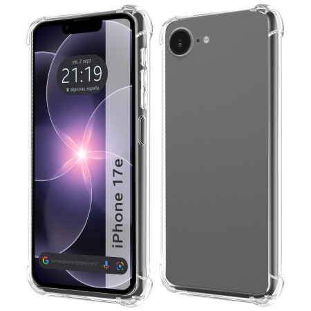 Funda Silicona Antigolpes Transparente para iPhone 17e (6.1)