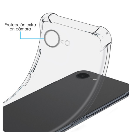 Funda Silicona Antigolpes Transparente para iPhone 17e (6.1)