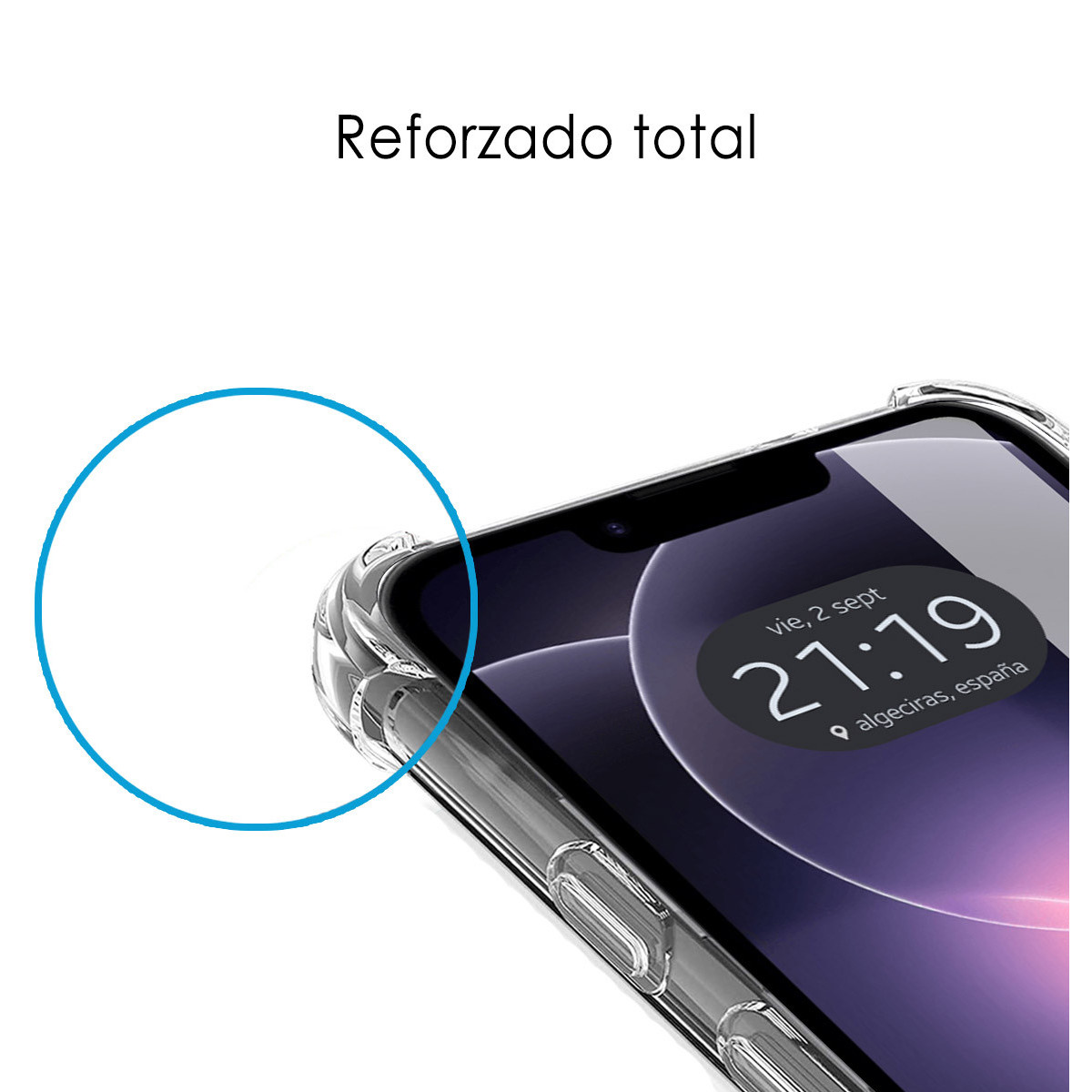 Funda Silicona Antigolpes Transparente para...