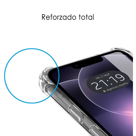 Funda Silicona Antigolpes Transparente para iPhone 17e (6.1)