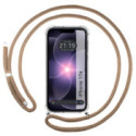 Funda Colgante Transparente para iPhone 17e (6.1) con Cordon Camel