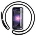 Funda Colgante Transparente para iPhone 17e (6.1) con Cordon Negro