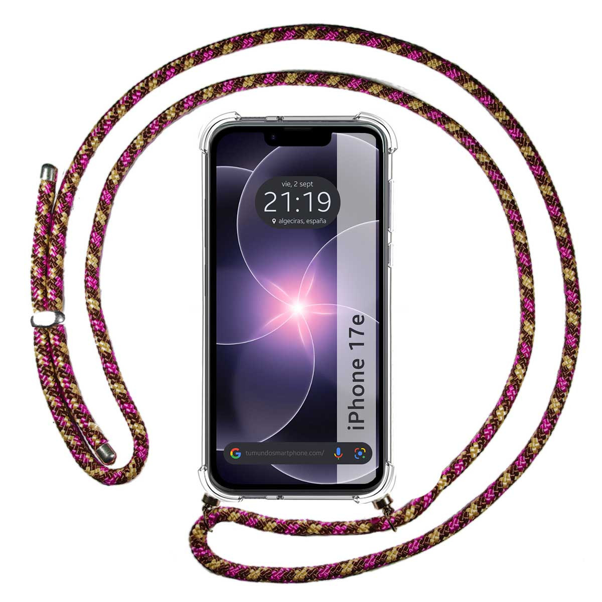 Funda Colgante Transparente para iPhone 17e...