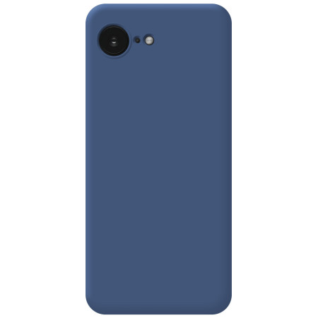 Funda Silicona Líquida Ultra Suave para iPhone 17e (6.1) color Azul