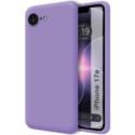 Funda Silicona Líquida Ultra Suave para iPhone 17e (6.1) color Morada