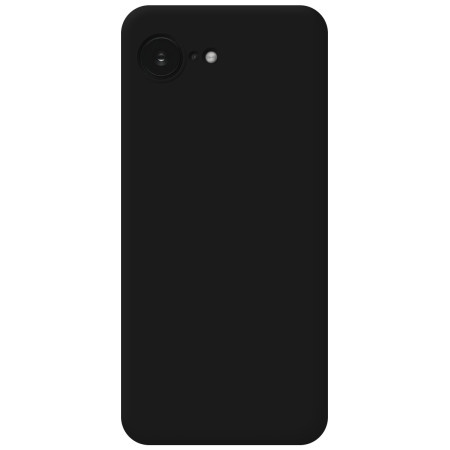 Funda Silicona Líquida Ultra Suave para iPhone 17e (6.1) color Negra