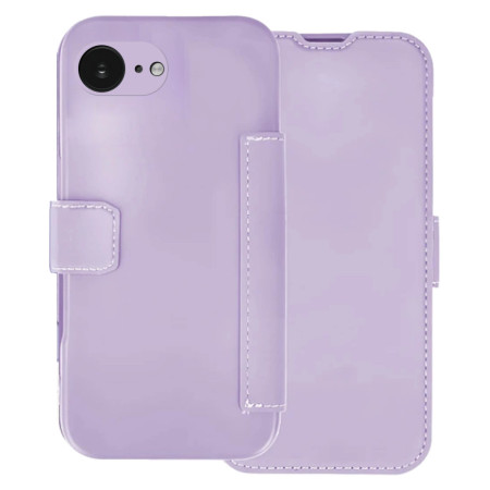 Funda Silicona Suave con Tapa para iPhone 17e (6.1) color Morada