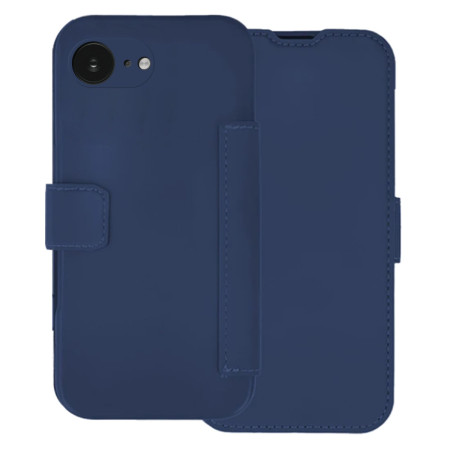 Funda Silicona Suave con Tapa para iPhone 17e (6.1) color Azul