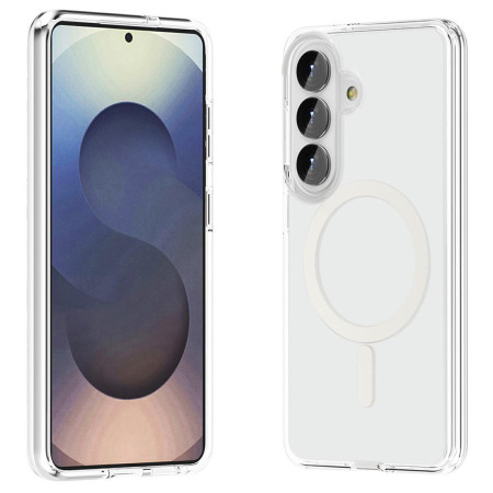 Funda transparente para Samsung Galaxy A56 5G compatible con MagSafe