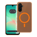 Carcasa dura mate para Samsung Galaxy A26 5G compatible con MagSafe color Naranja