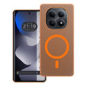 Carcasa dura mate para Xiaomi Redmi Note 15 5G compatible con MagSafe color Naranja