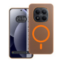 Carcasa dura mate para Xiaomi Redmi Note 15 Pro 5G compatible con MagSafe color Naranja