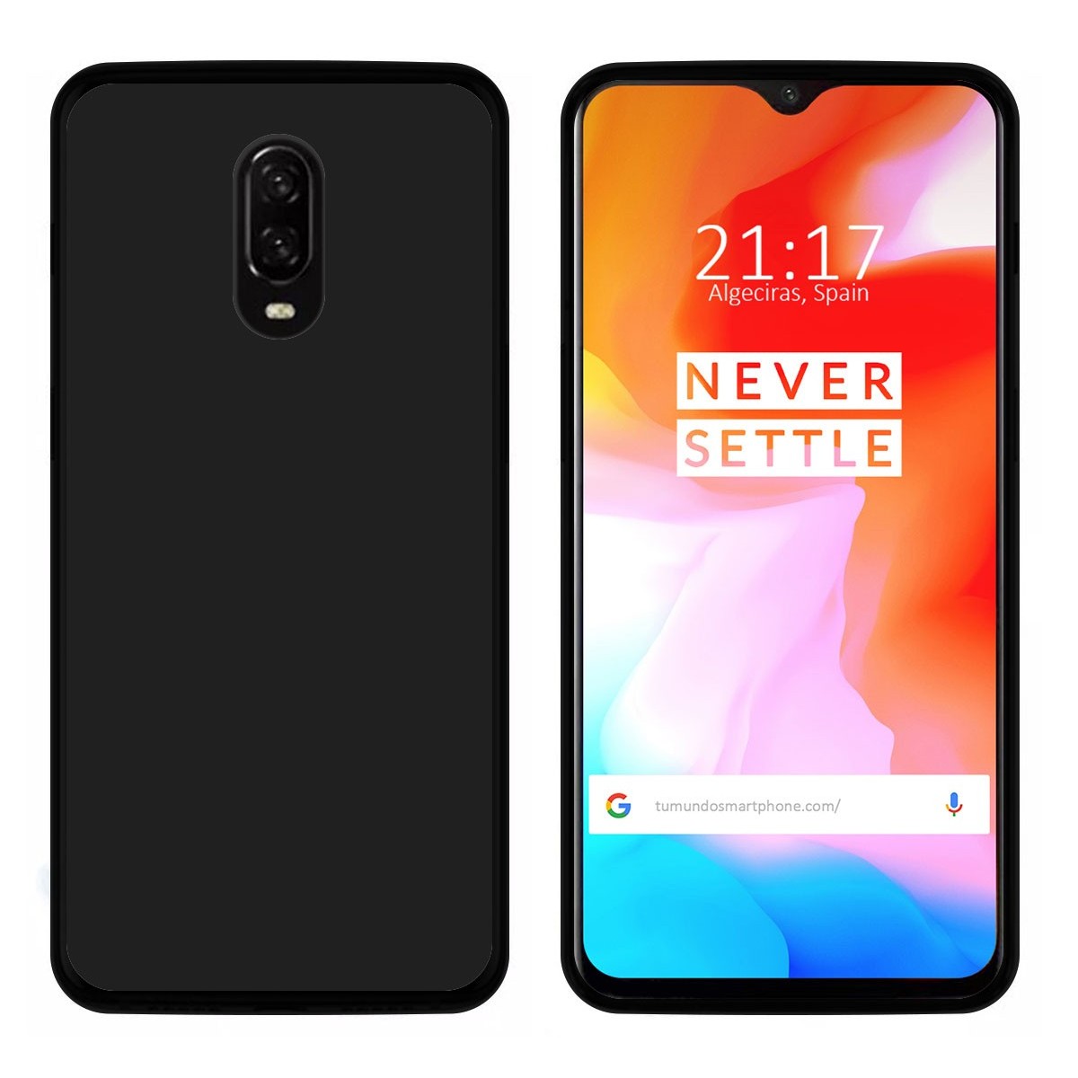 Funda Gel Tpu para Oneplus 6T Color Negra