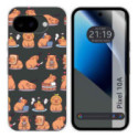 Funda Silicona Transparente para Google Pixel 10a 5G diseño Capibara 01 Dibujos