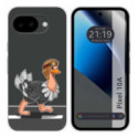 Funda Silicona Transparente para Google Pixel 10a 5G diseño Avestruz Dibujos