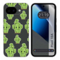 Funda Silicona Transparente para Google Pixel 10a 5G diseño Cactus Dibujos