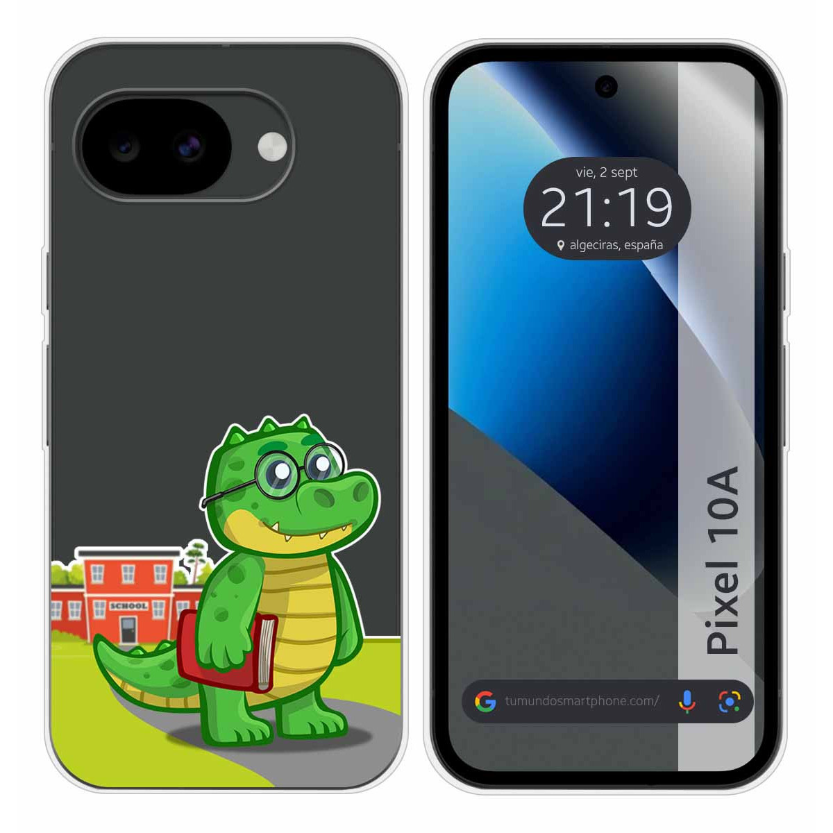 Funda Silicona Transparente para Google Pixel...
