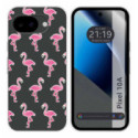Funda Silicona Transparente para Google Pixel 10a 5G diseño Flamenco Dibujos
