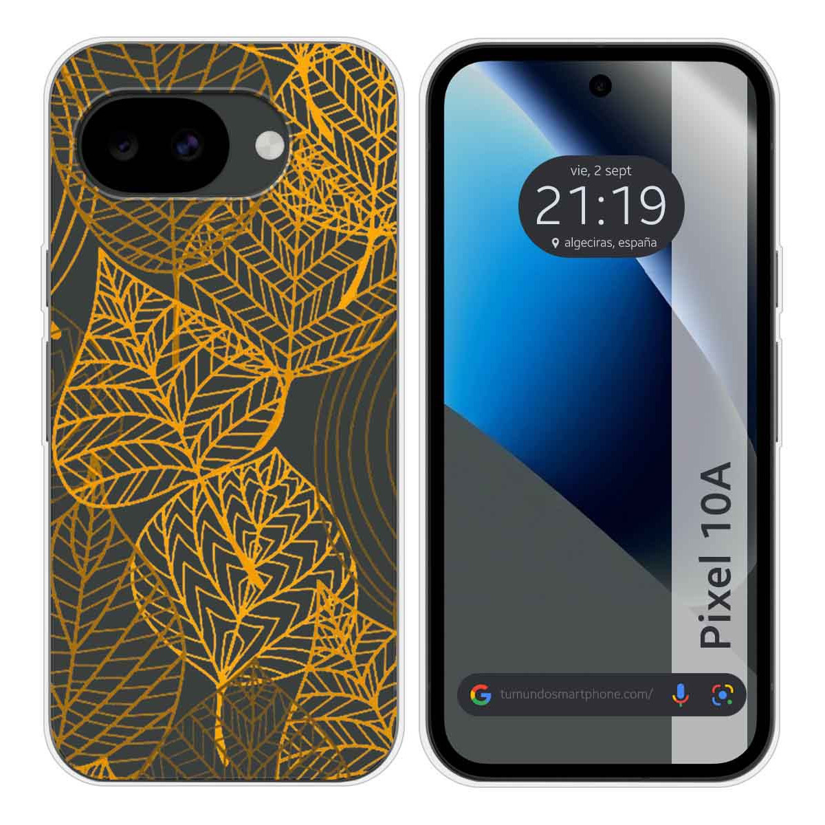 Funda Silicona Transparente para Google Pixel...