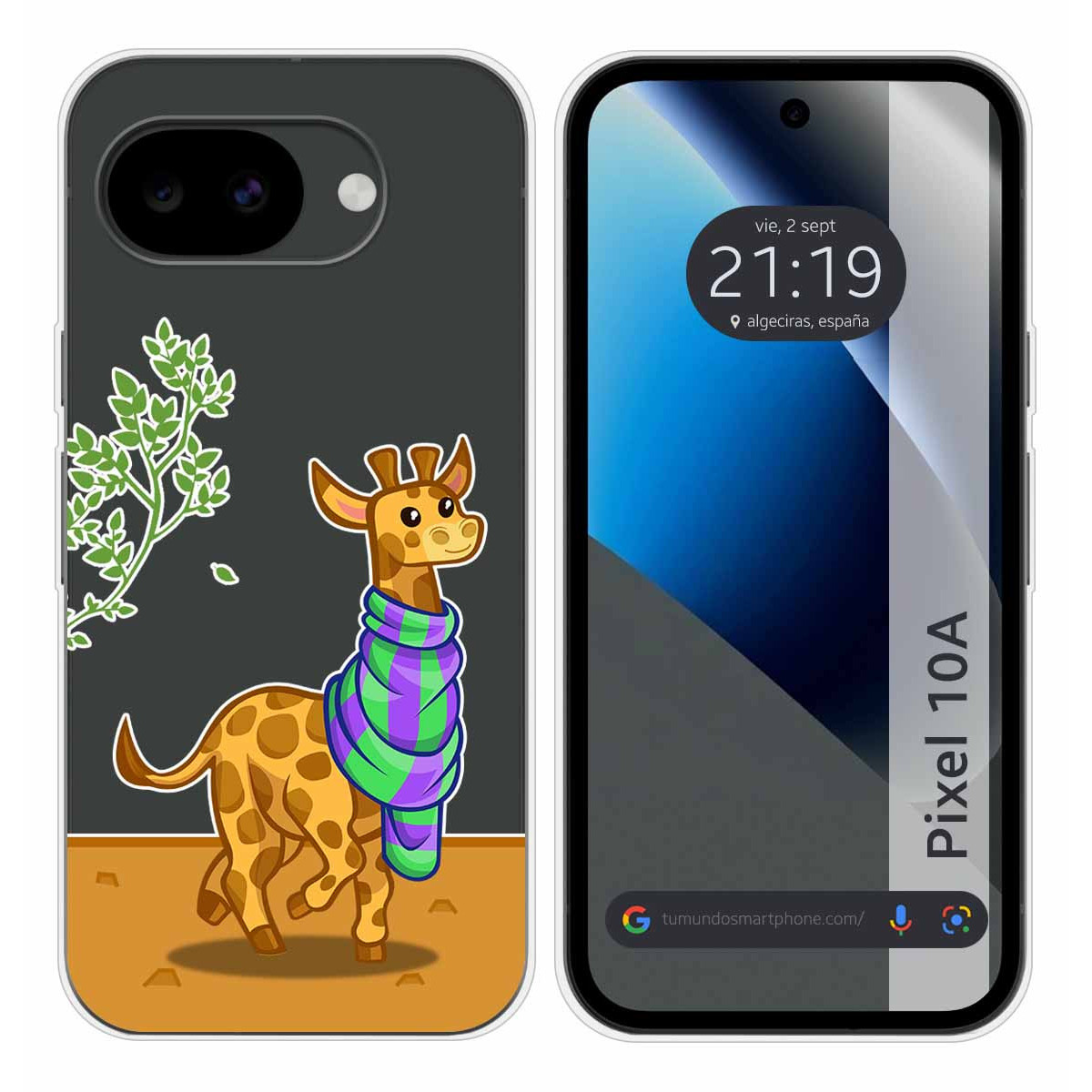 Funda Silicona Transparente para Google Pixel...
