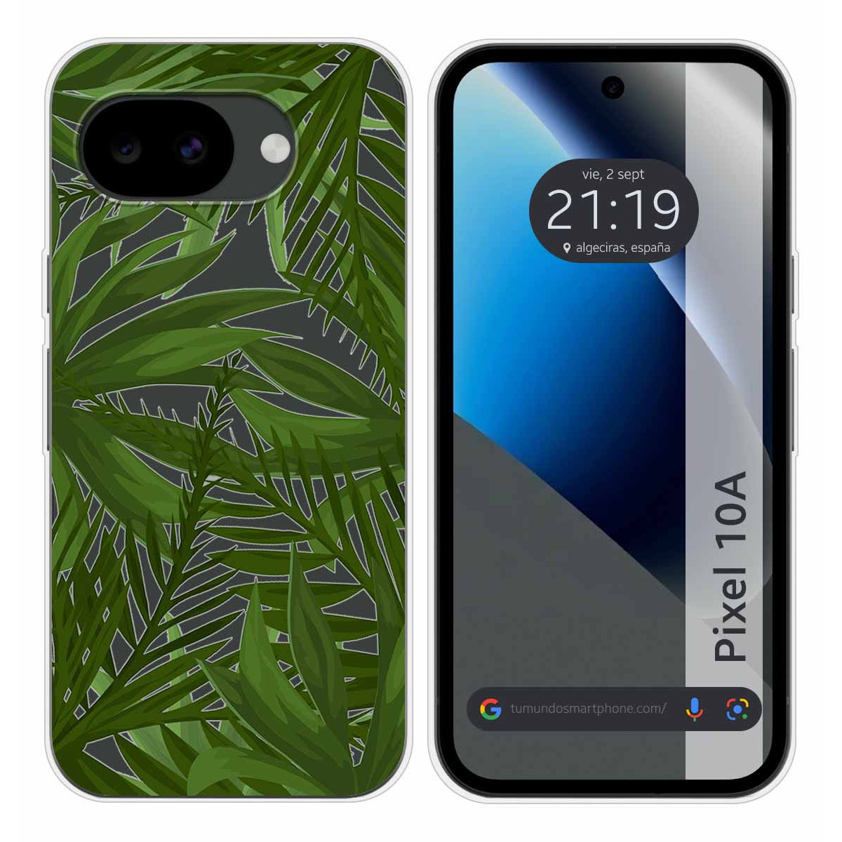 Funda Silicona Transparente para Google Pixel...