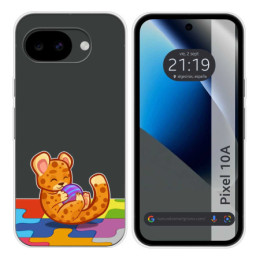 Funda Silicona Transparente para Google Pixel 10a 5G...